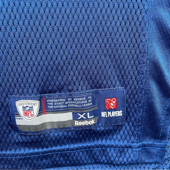 Indianapolis Colts Reggie Wayne #87 Blue OnField Reebok NFL Jersey Youth XL - Picture 4 of 7